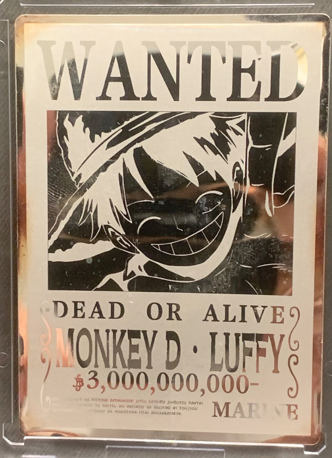 WANTED MONKEY D. LUFFY