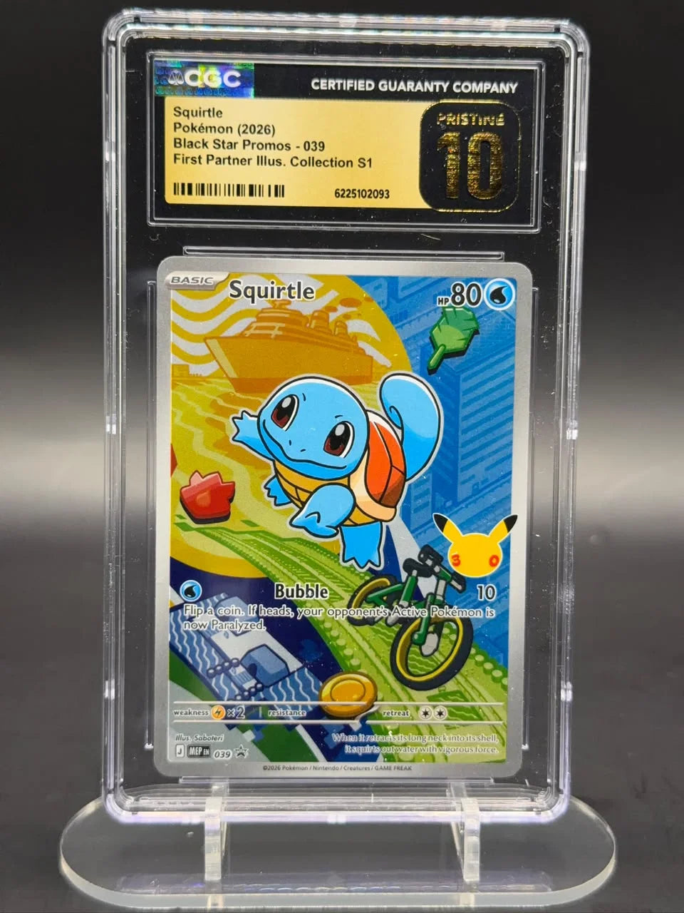 Squirtle 039 (First Partner Illustration Collection S1)