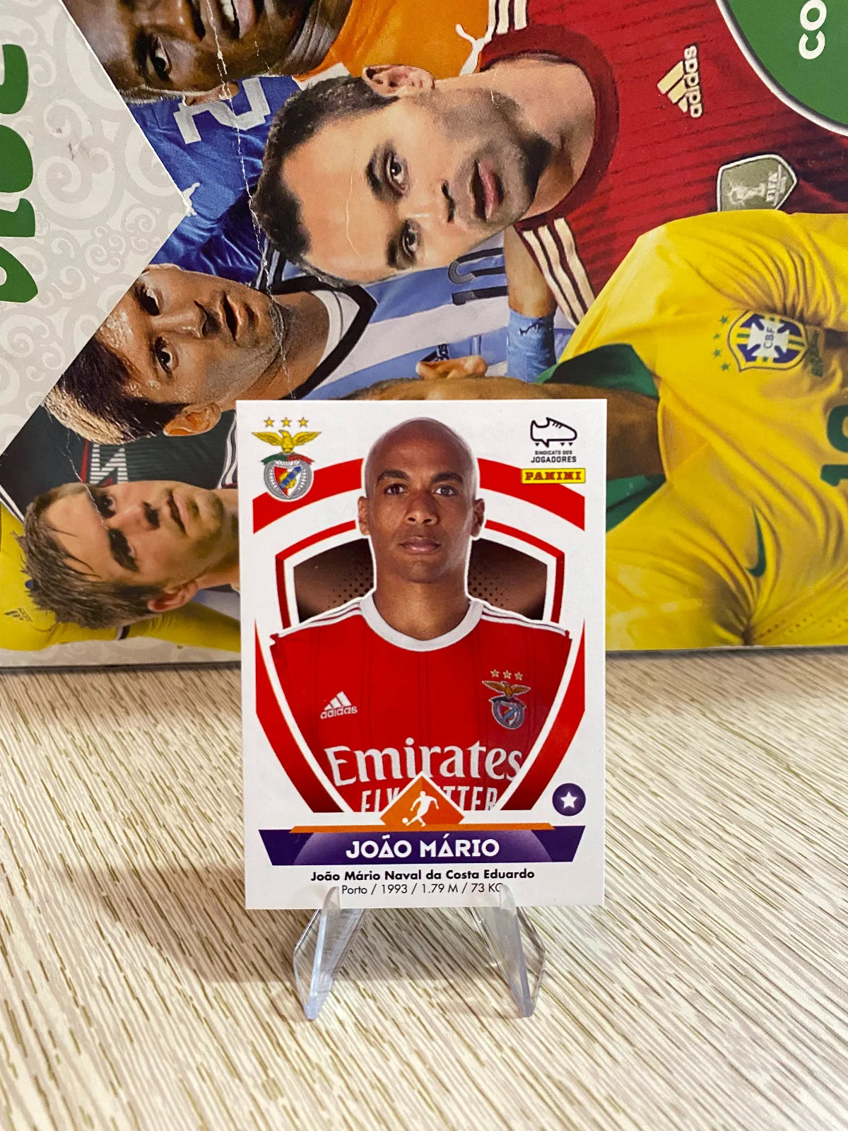 2022-23 Panini Futebol Stickers - #50 Joao Mario - Benfica