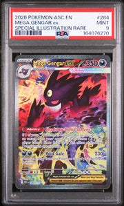 Mega Gengar ex 284/217 (Ascended Heroes) — PSA 9