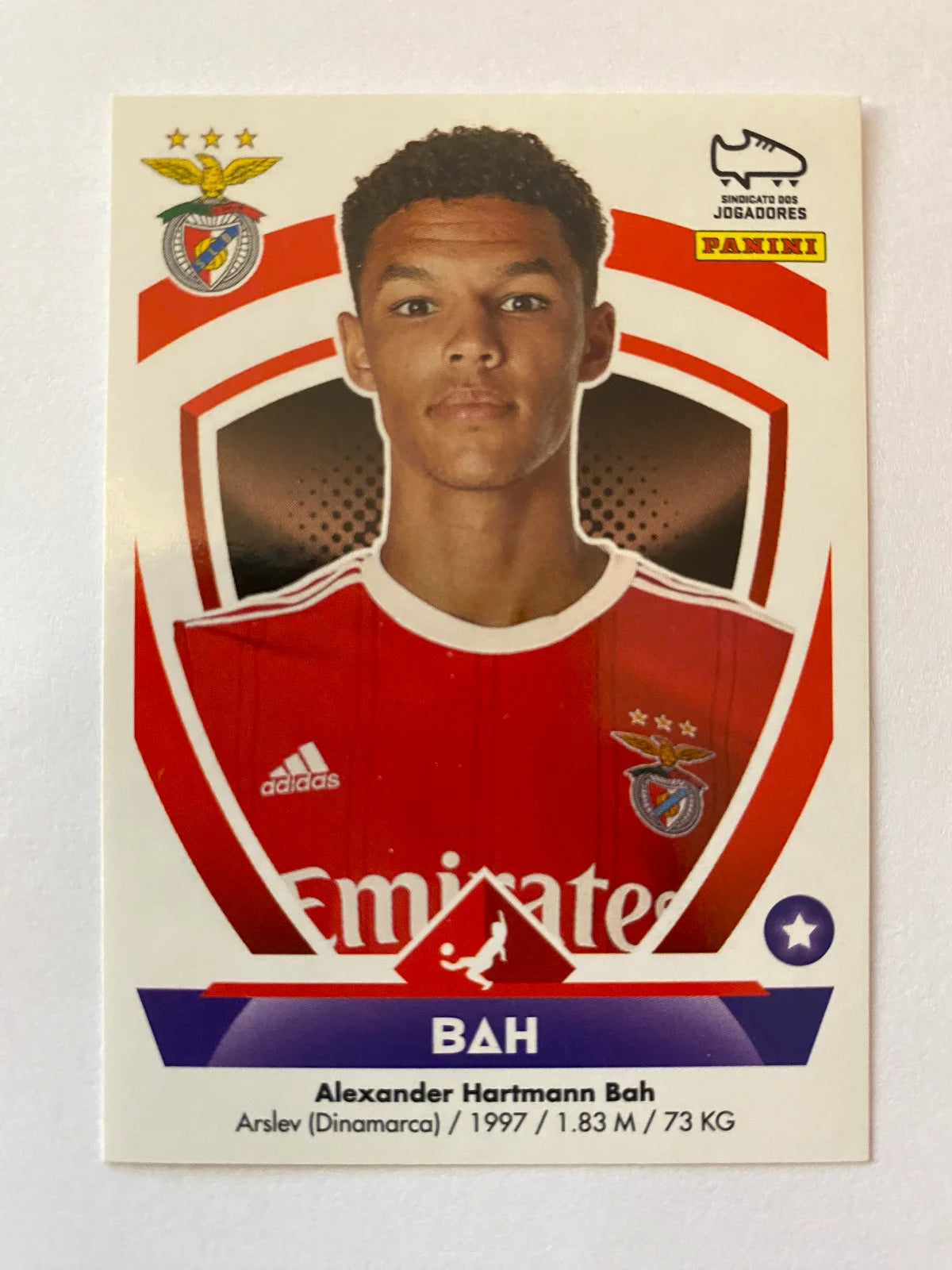 2022-23 Panini Futebol Stickers 42 Alexander Bah - Benfica