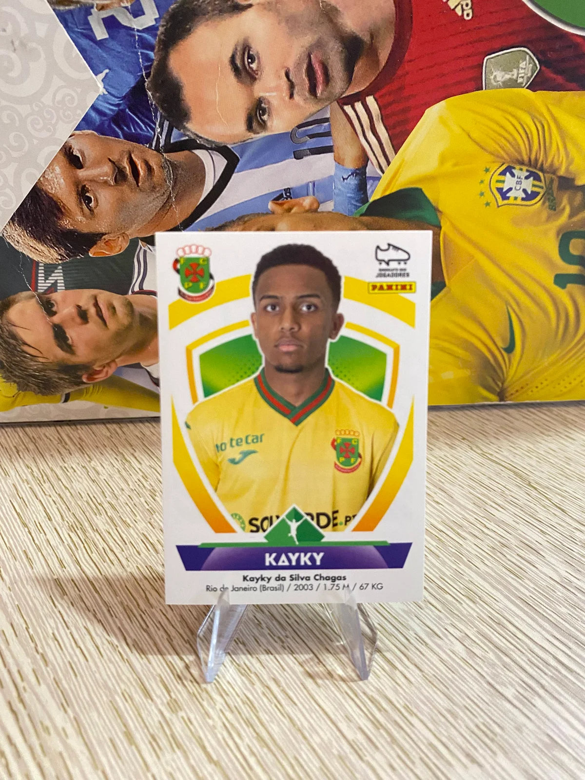 2022-23 Panini Futebol Stickers 225 Kayky - Pacos de Ferreira
