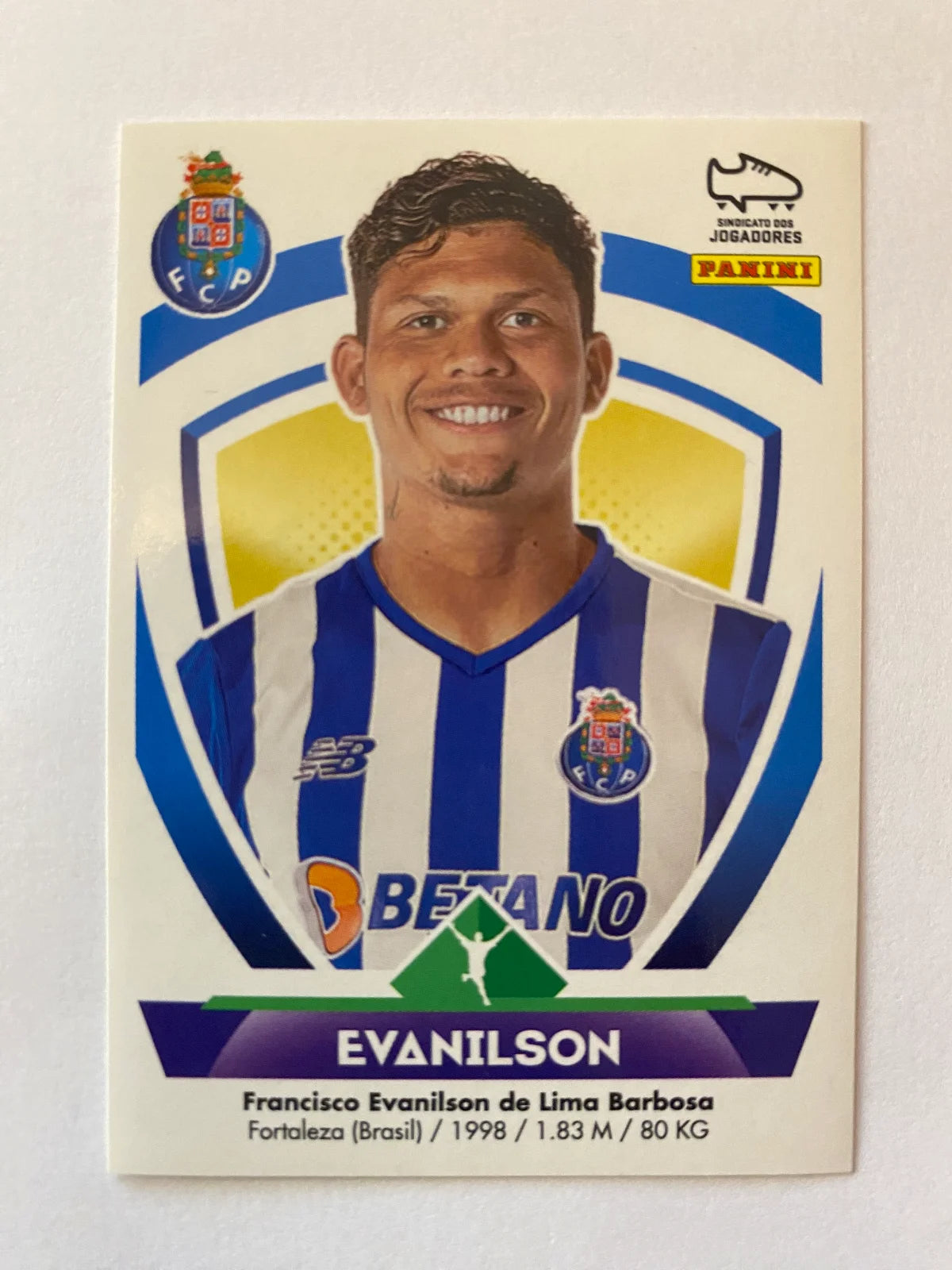 2022-23 Panini Futebol Stickers 263 Evanilson - Porto