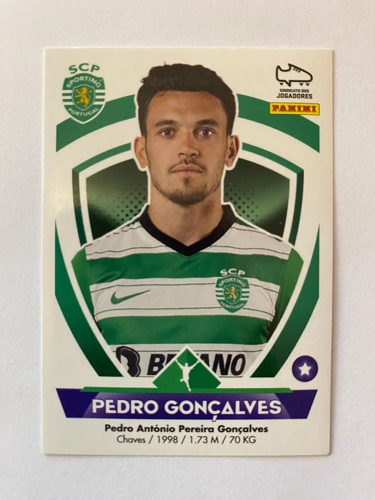 2022-23 Panini Futebol Stickers 321 Pedro Goncalves - Sporting