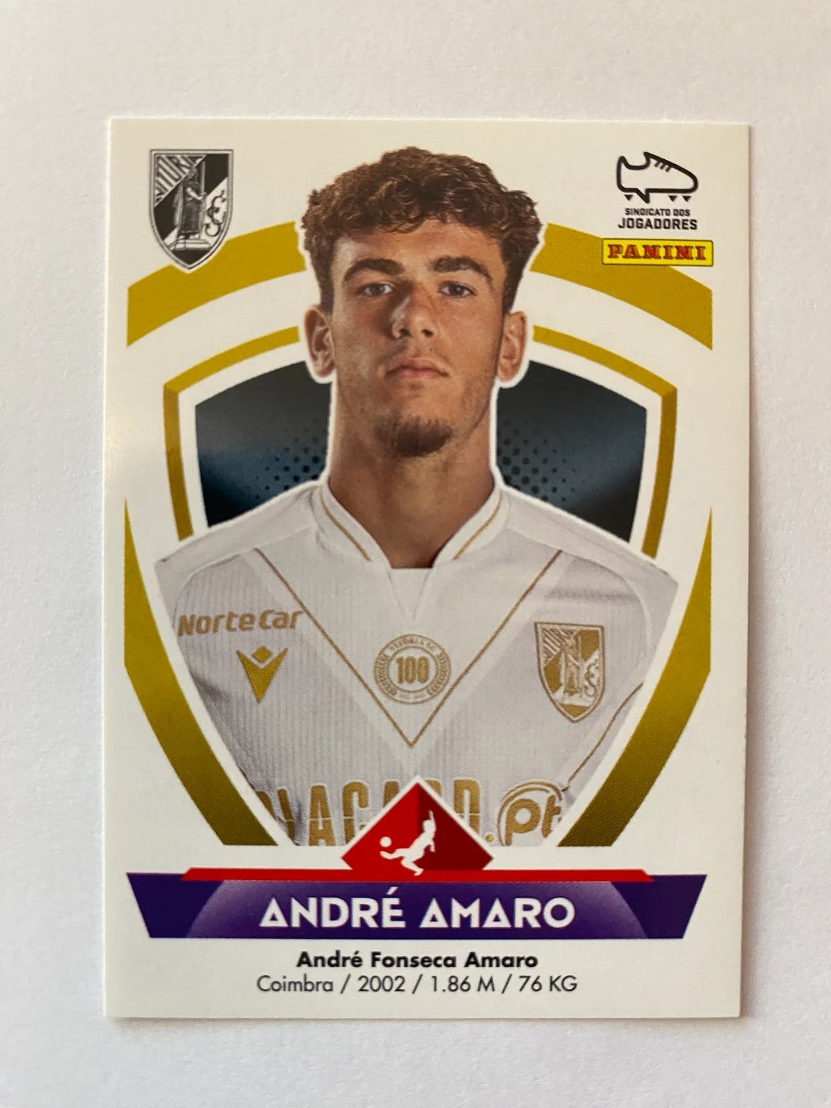 2022-23 Panini Futebol Stickers 328 Andre Amaro - Vitoria Guimaraes