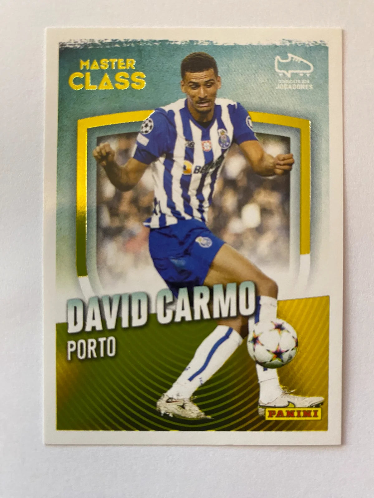 2022-23 Panini Futebol Stickers 364 David Carmo - MasterClass
