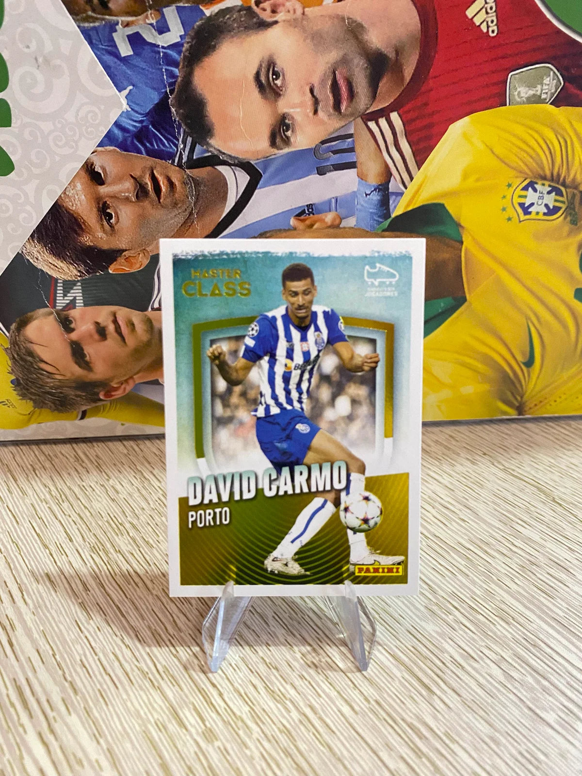 2022-23 Panini Futebol Stickers 364 David Carmo - MasterClass