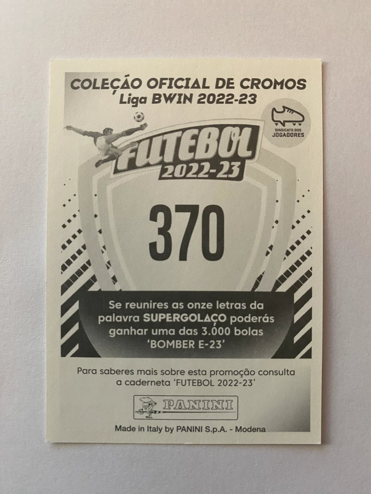 2022-23 Panini Futebol Stickers 370 Joao Mario - MasterClass