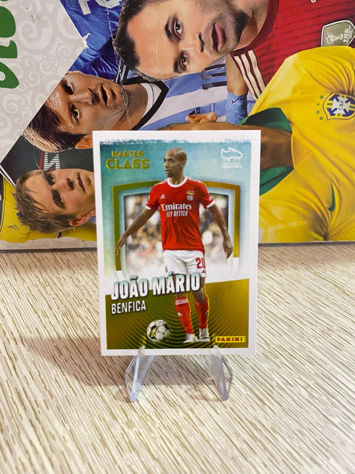 2022-23 Panini Futebol Stickers 370 Joao Mario - MasterClass