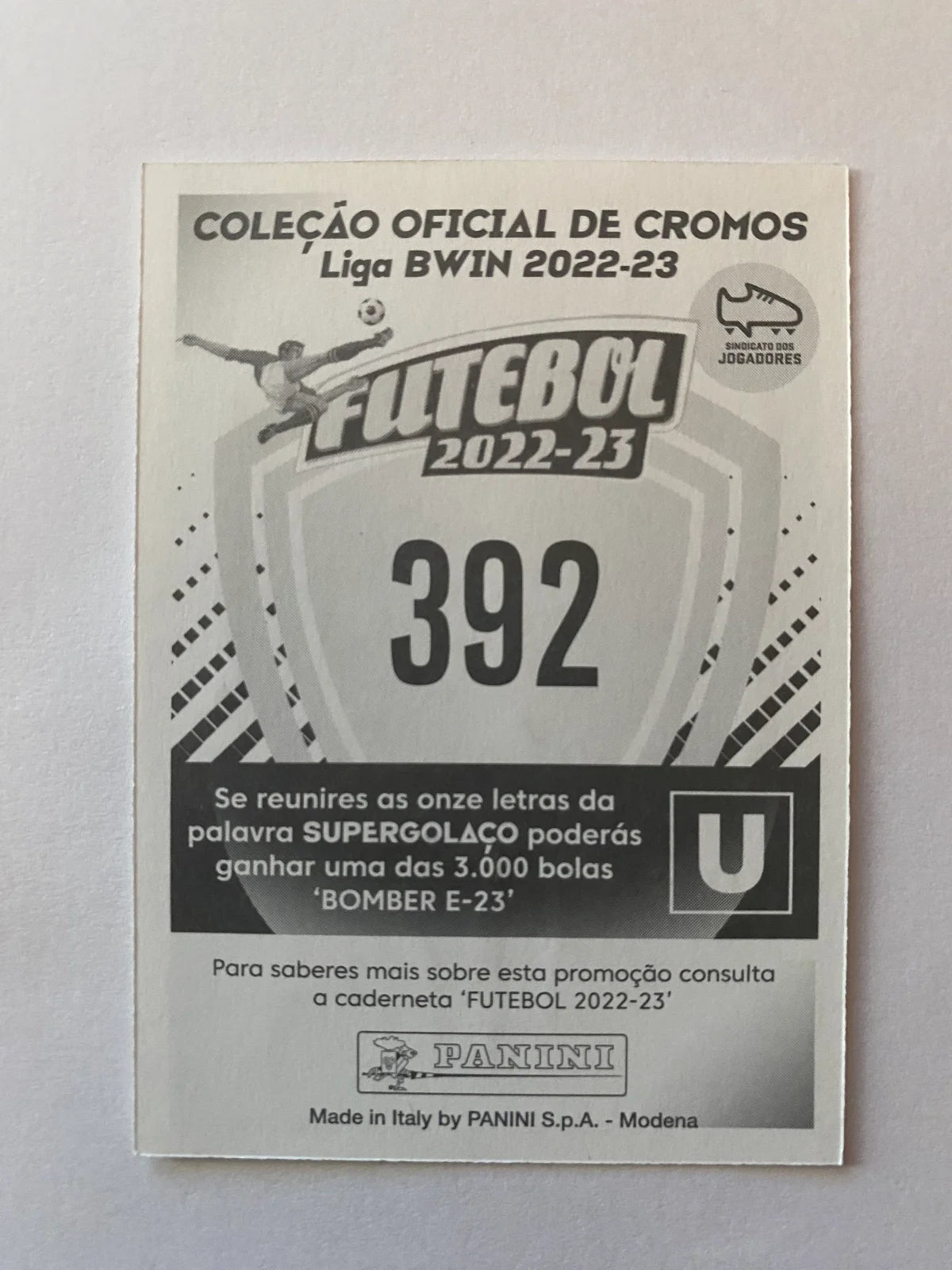 2022-23 Panini Futebol Stickers 392 Trincao - MasterClass