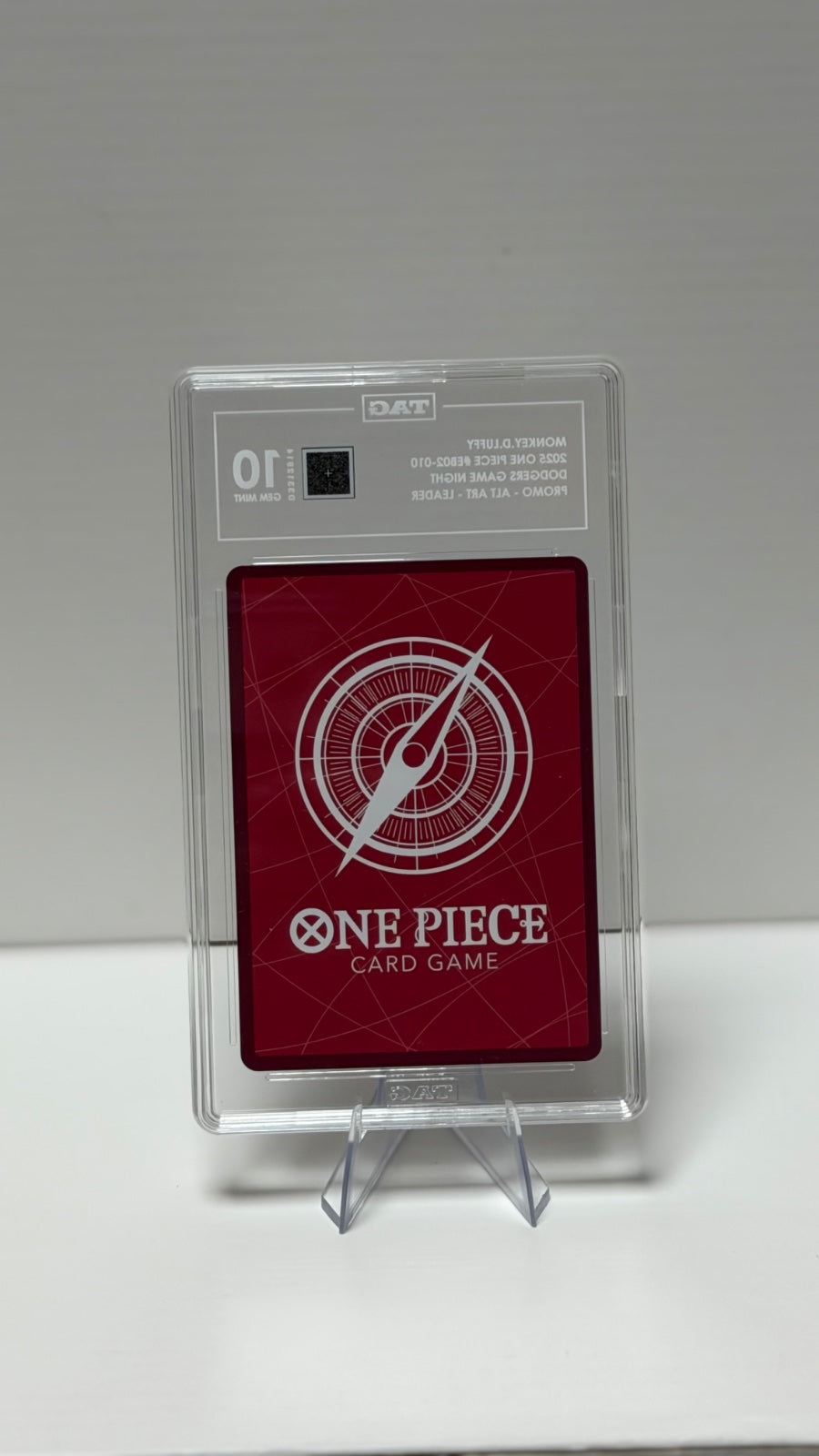 Monkey.D.Luffy (010) (Dodgers x ONE PIECE) EB02-010 (One Piece Promotion Cards) — TAG 10