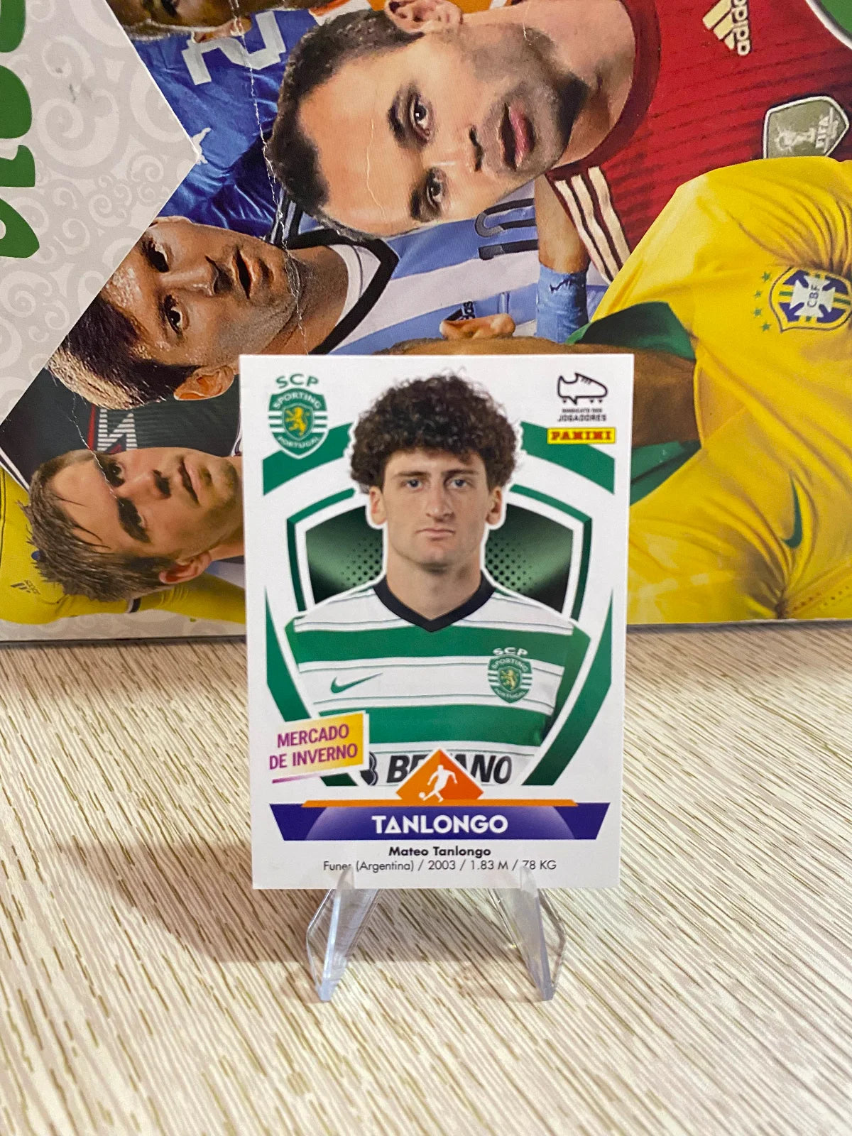 2022-23 Panini Futebol Stickers 473 Mateo Tanlongo - Sporting