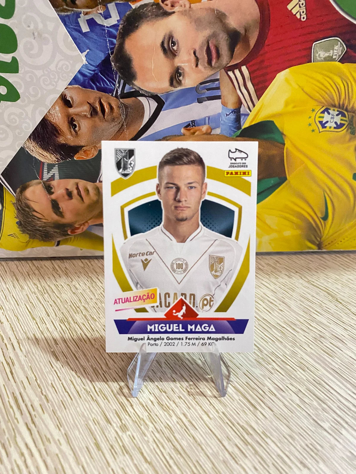 2022-23 Panini Futebol Stickers 474 Miguel Maga - Vitoria Guimaraes