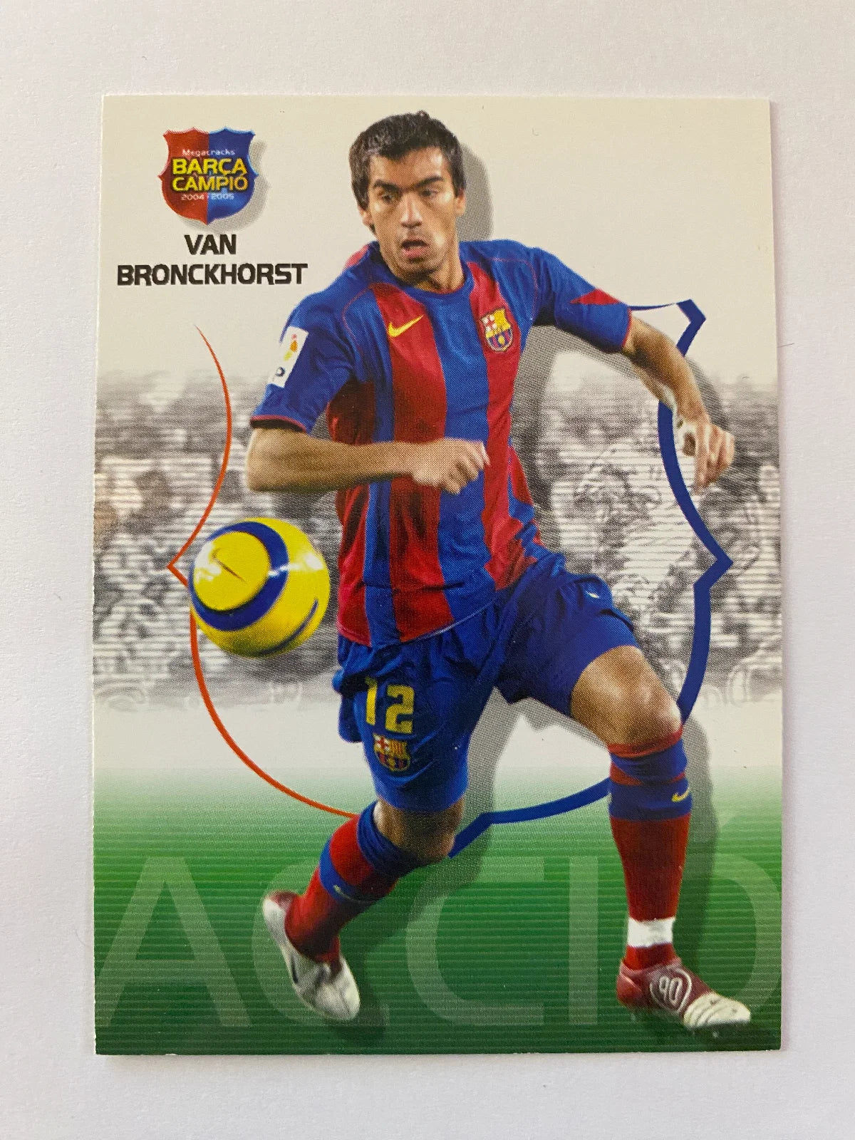 2004-05 Panini Megacracks Barca Campeón/Campió 51 Van Bronckhorst