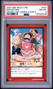 PSA 8 - One Piece - Straw Hat Crew - Departure - Grand Line Compilation 3 - 2001
