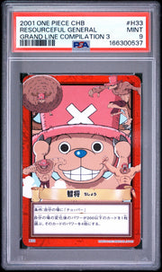 PSA 9 - One Piece - Tony Tony Chopper - Resourceful General - Grand Line Compilation 3 - 2001