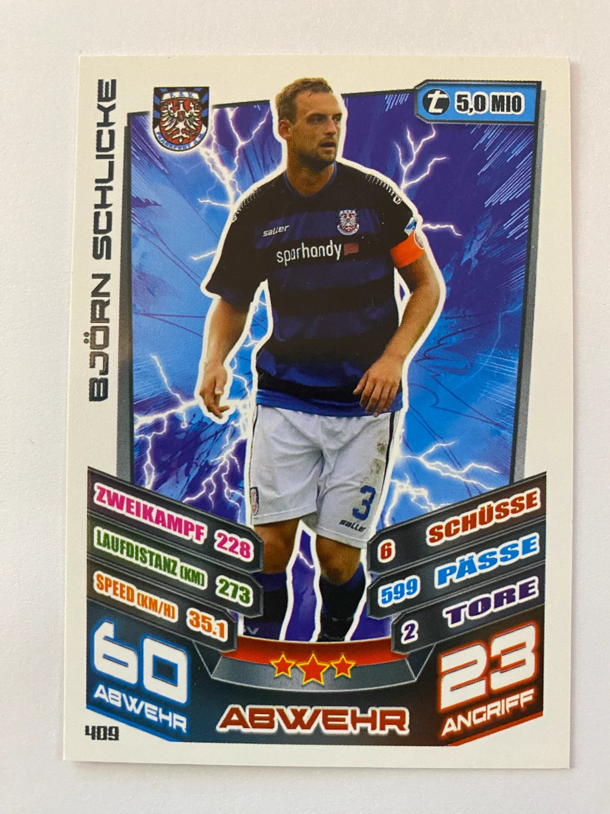2013-14 Topps Match Attax Bundesliga 409 Bjorn Schlicke