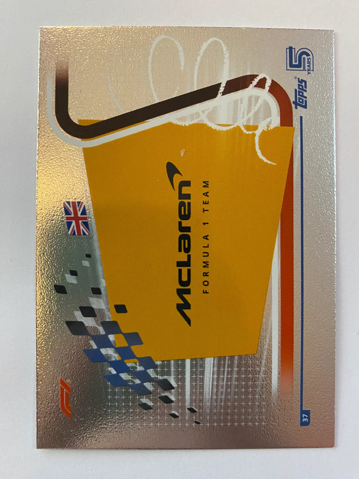 2024 Topps Turbo Attax F1 37 McLaren F1 Team Logo
