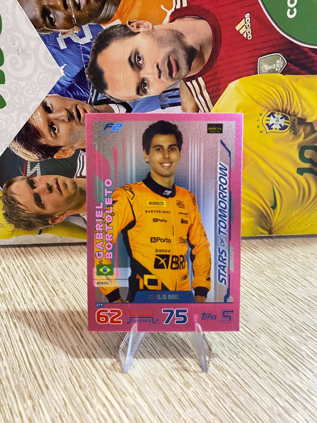 2024 Topps Turbo Attax F1 - Pink 271 Gabriel Bortoleto STARS of TOMORROW