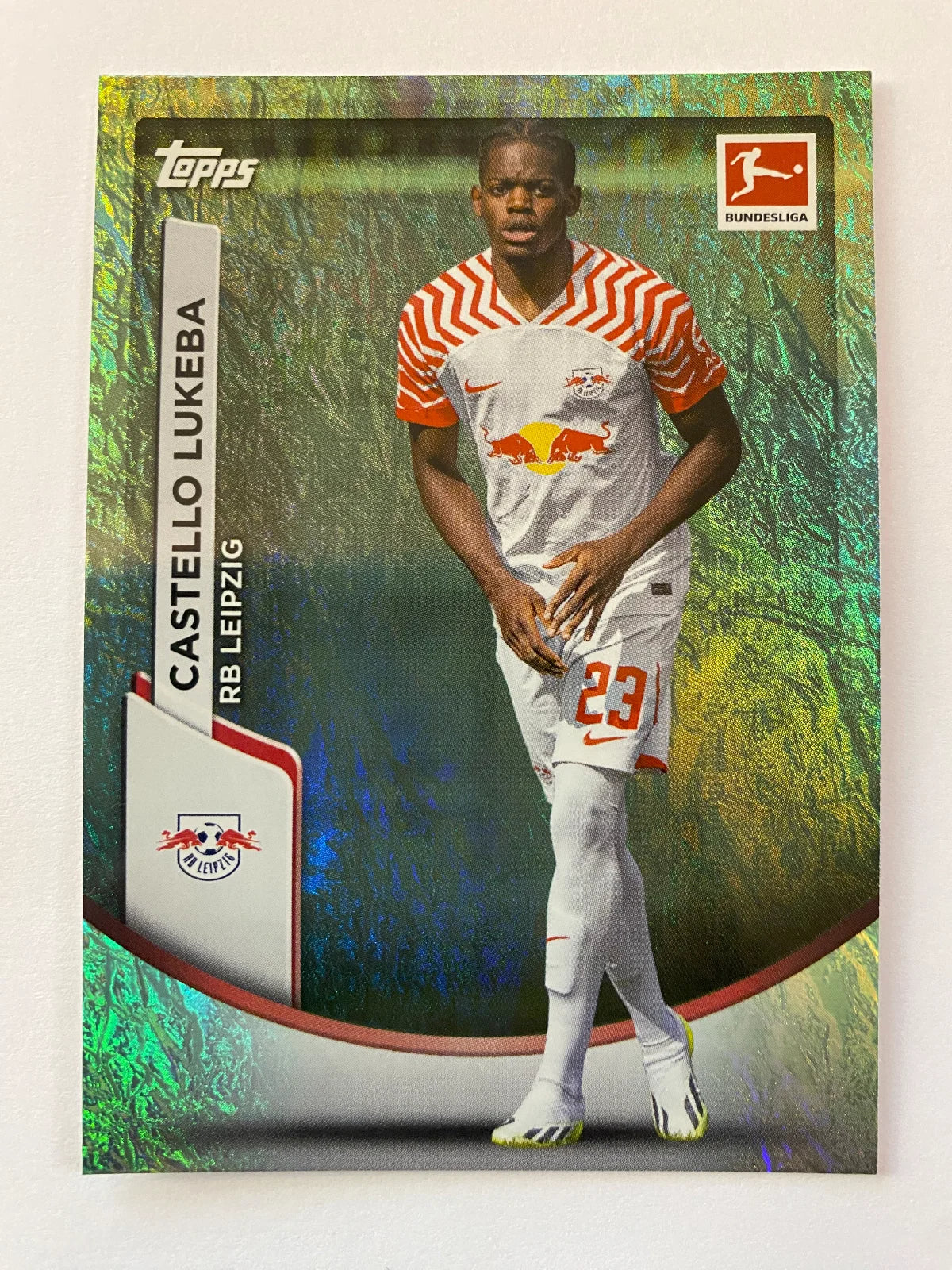 2023-24 Topps Bundesliga Jade Edition - Base #59 Castello Lukeba