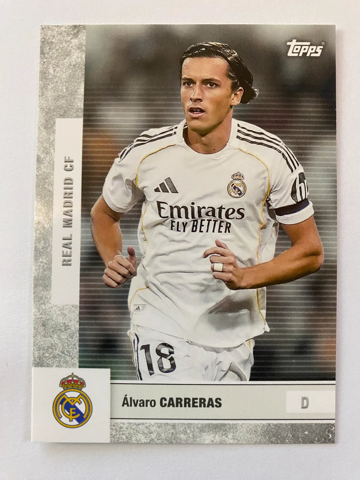 2025-26 Topps Real Madrid Team Set - #7 Álvaro Carreras