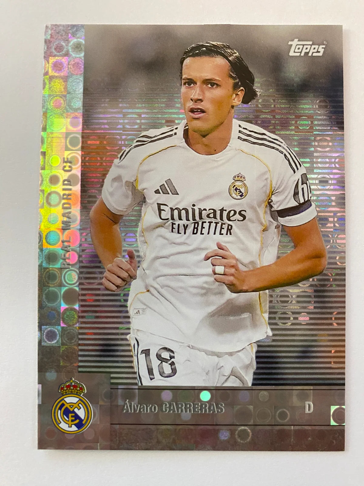 2025-26 Topps Real Madrid Team Set - Halo #7 Álvaro Carreras