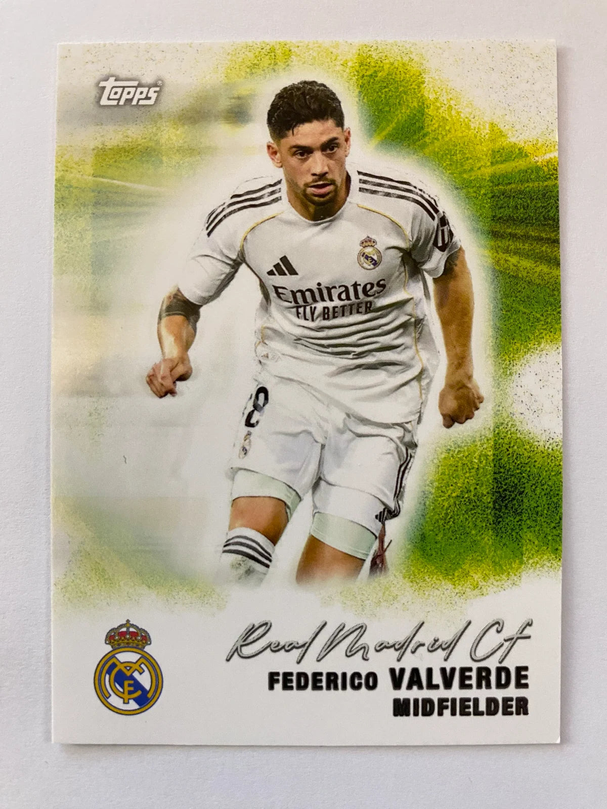 2025-26 Topps Real Madrid Team Set - #34 Federico Valverde Pitch Pursuit