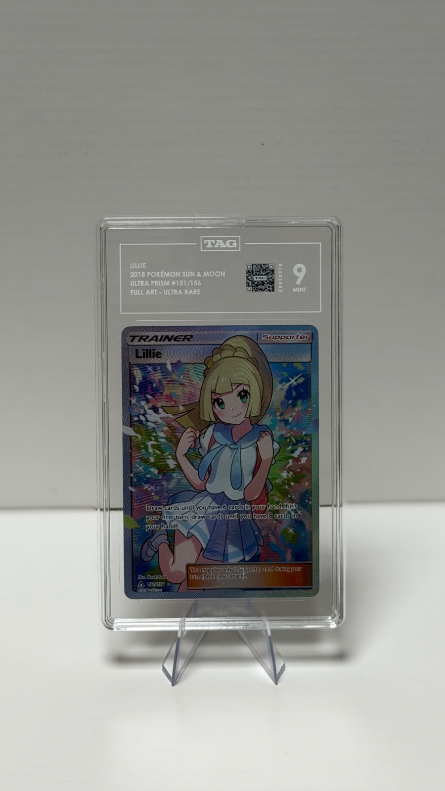 Lillie (Full Art) 151/156 (Ultra Prism) — TAG 9