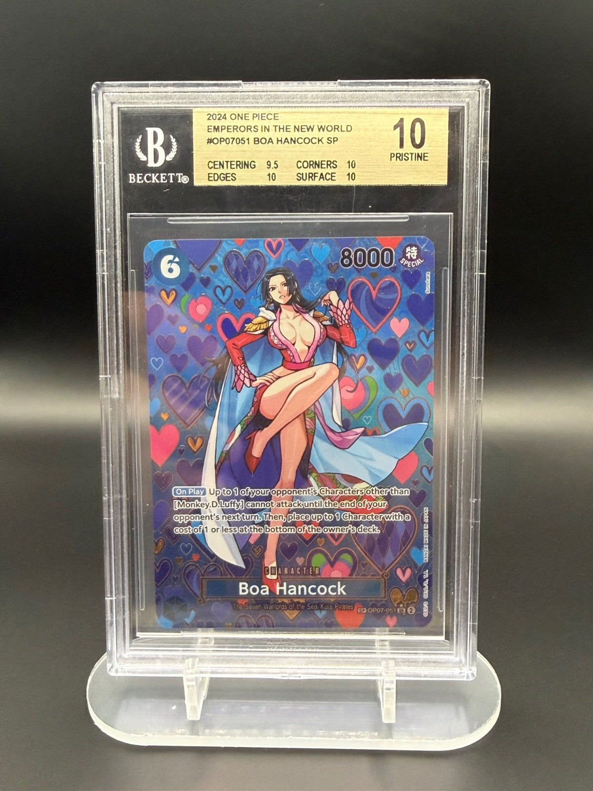 Boa Hancock (SP) OP07-051 (Emperors in the New World) — BGS 10 (Pristine)
