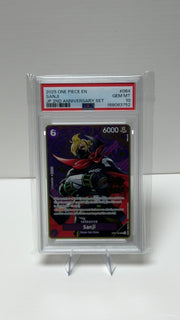 Sanji (One Piece Version 2nd Anniversary Set) OP07-064 (One Piece Promotion Cards) — PSA 10