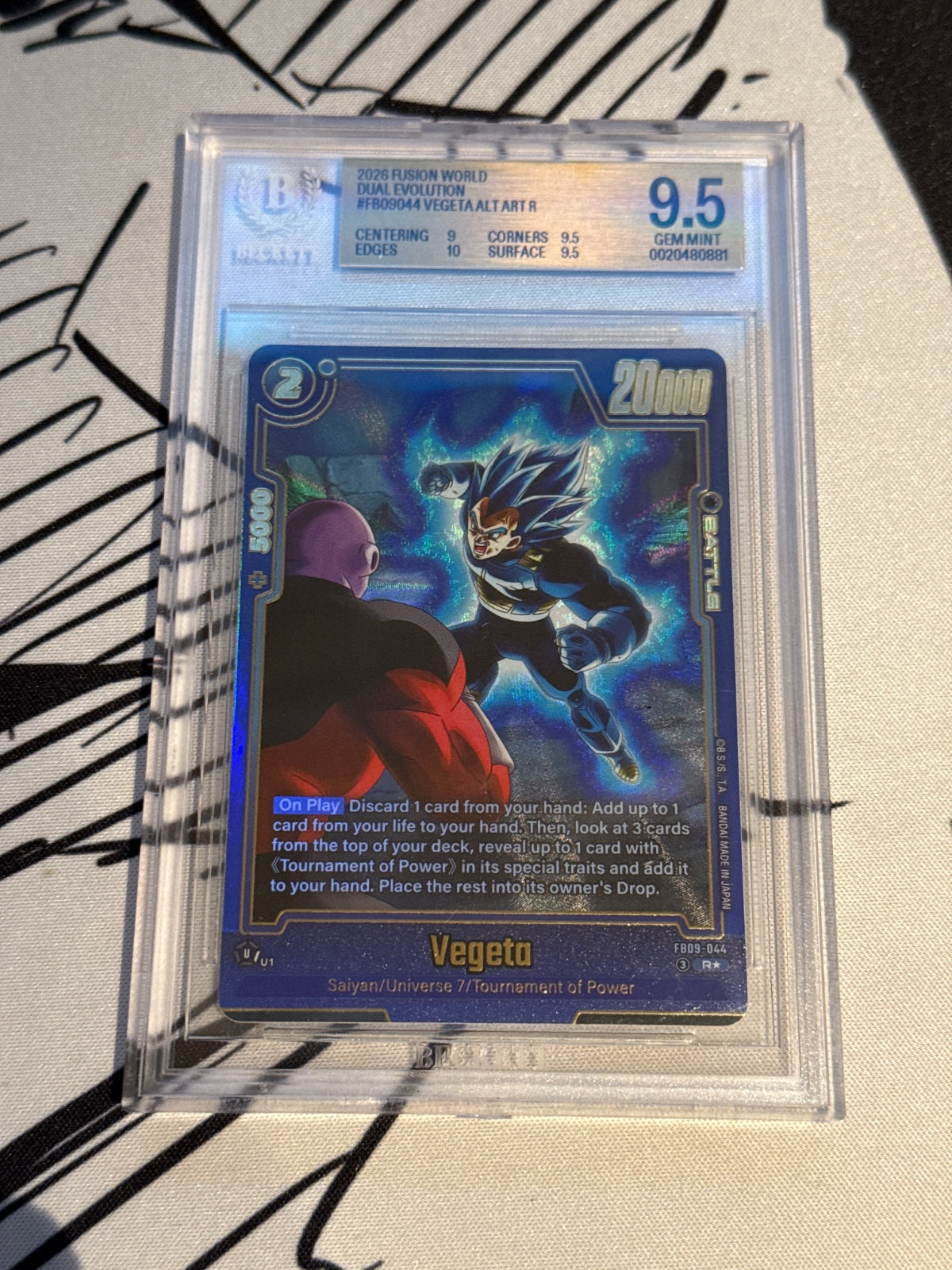 Vegeta - FB09-044 (Alternate Art) (Dual Evolution)