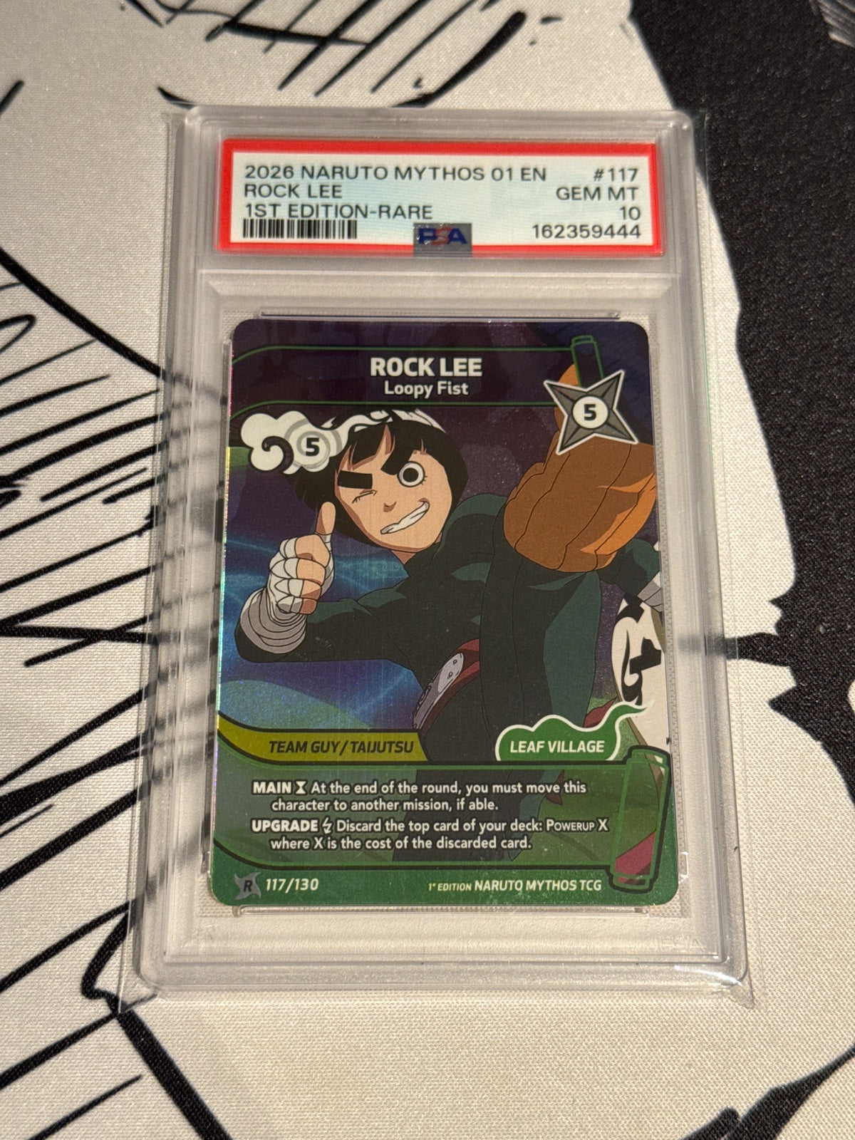 Rock Lee 1st Edition - Rare Naruto Mythos 2026