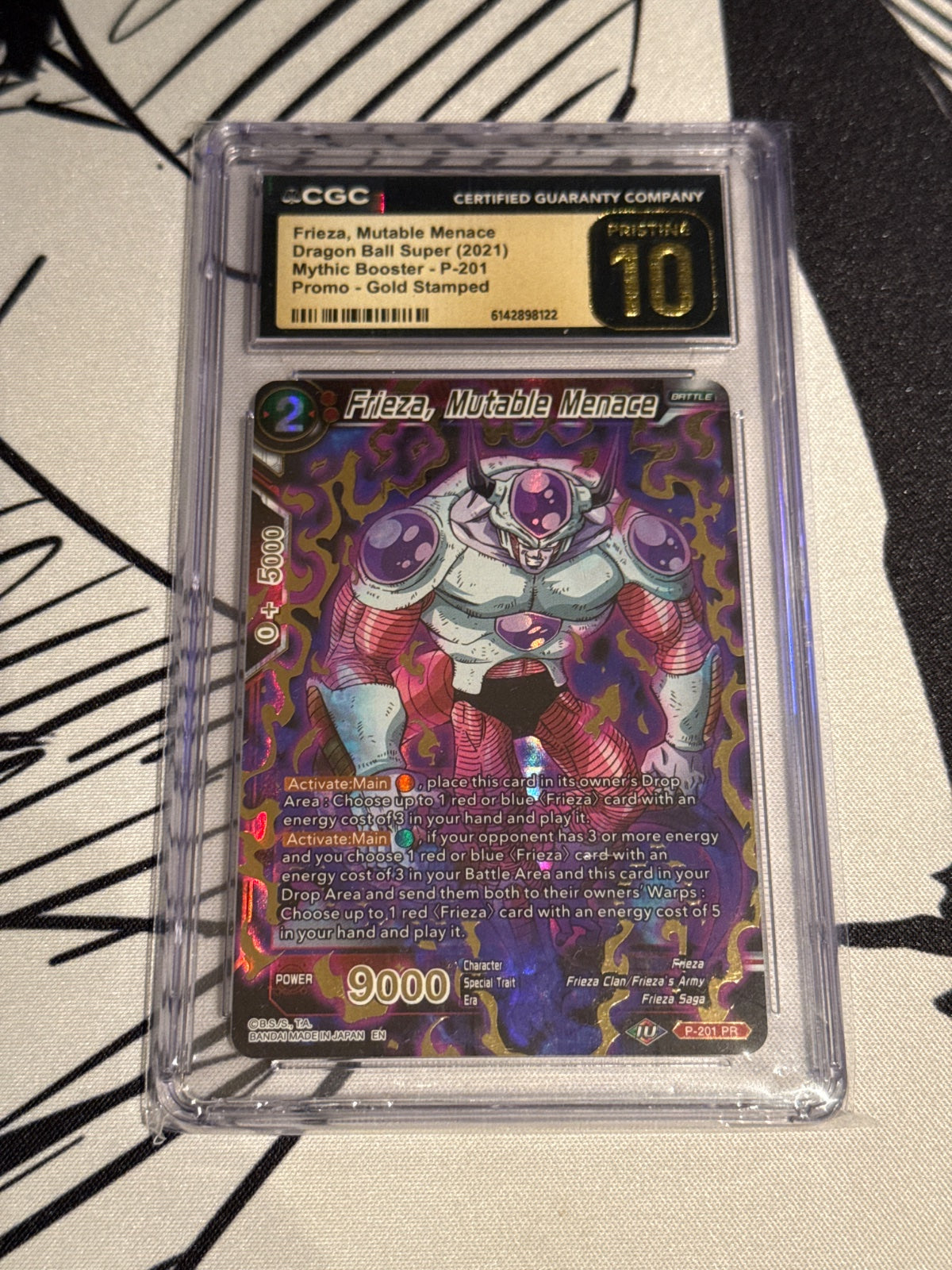 Frieza, Mutable Menace (Gold Stamped) P-201 (Mythic Booster)
