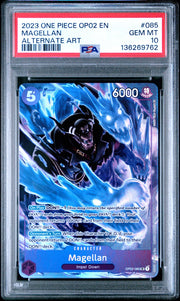 Magellan (085) (Alternate Art) OP02-085 (Paramount War) — PSA 10