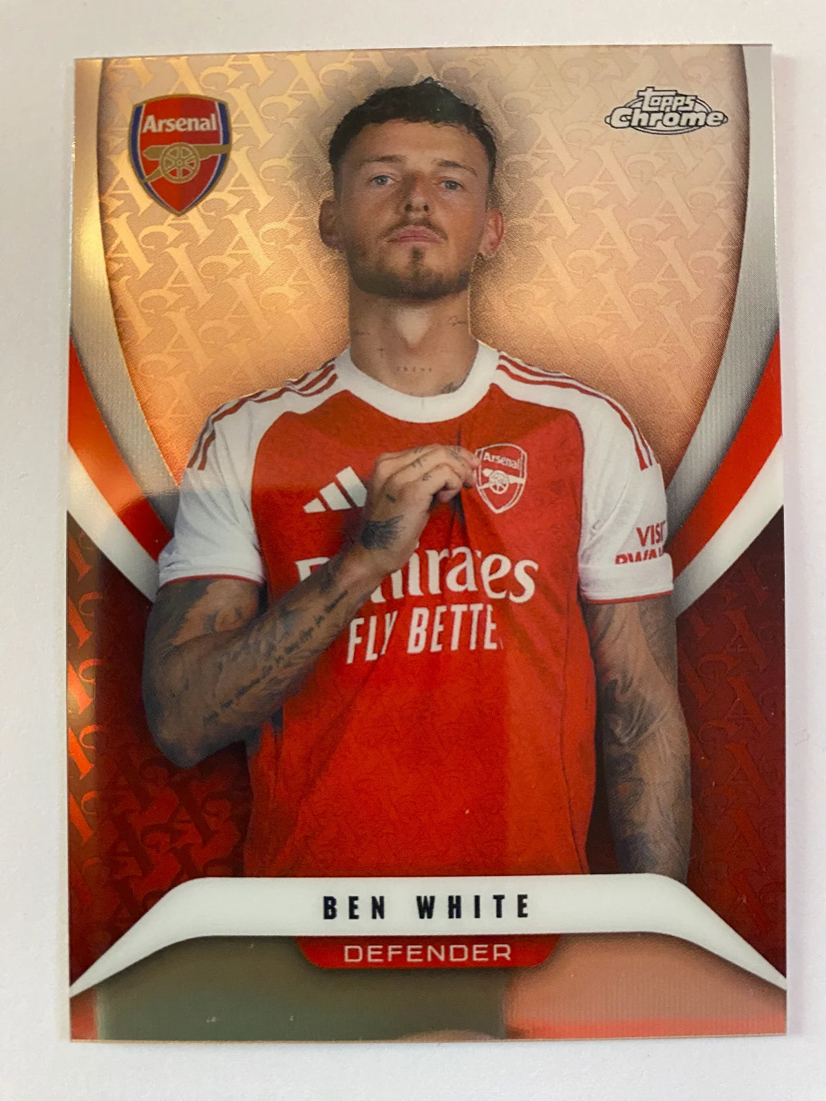 2025-26 Topps Chrome Arsenal - #53 Ben White