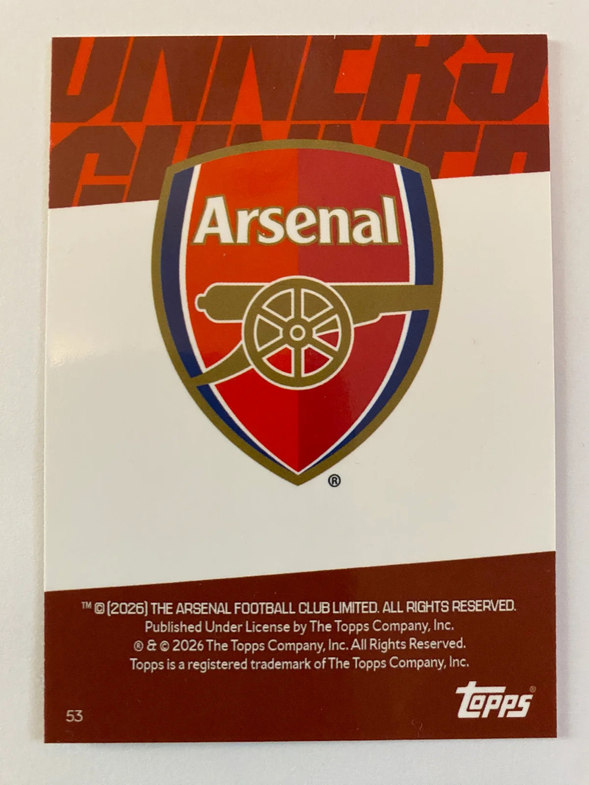 2025-26 Topps Chrome Arsenal - #53 Ben White