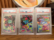 Bulbasaur, Ivysaur, Venusaur Sequential set PSA10