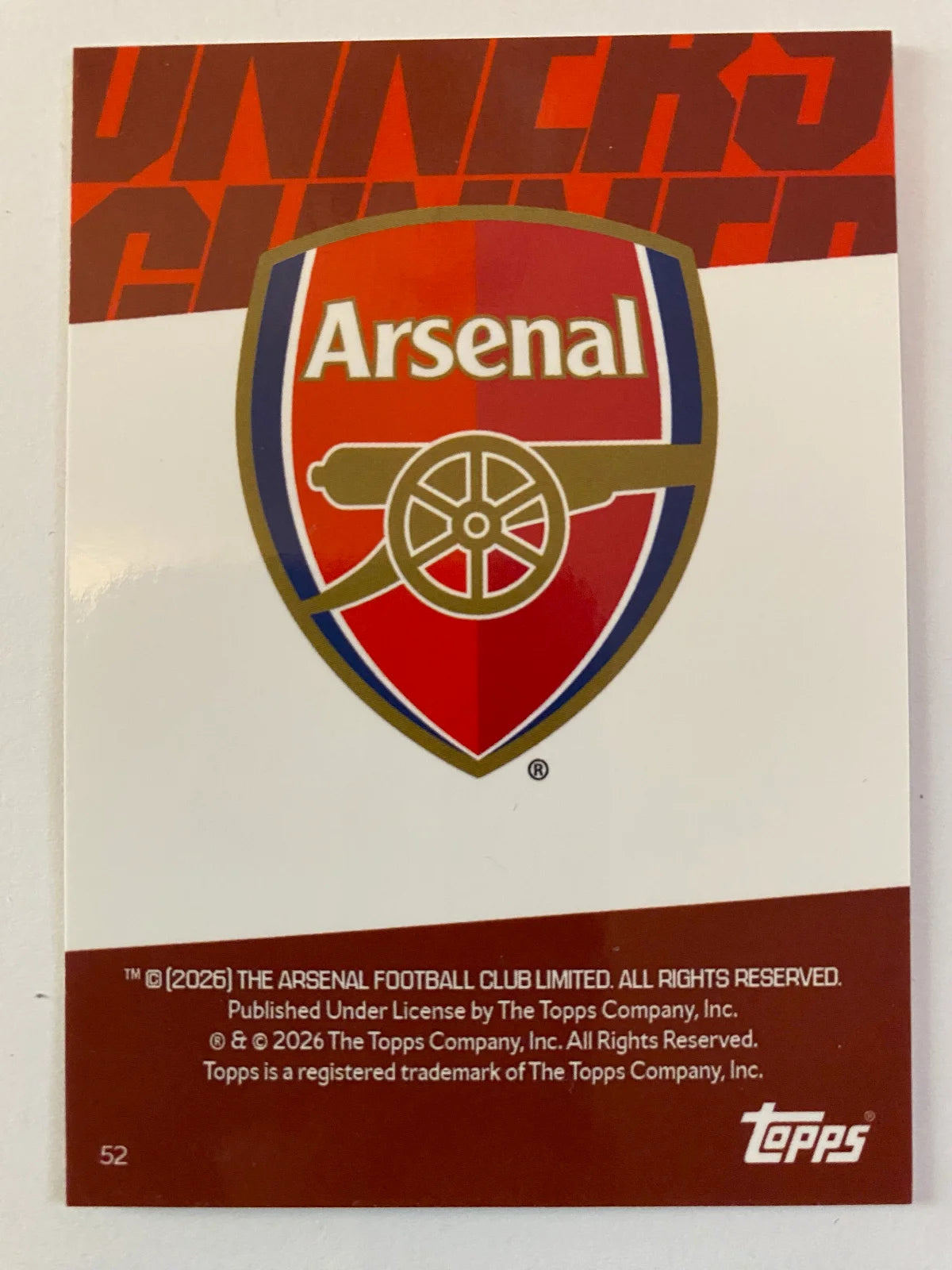 2025-26 Topps Chrome Arsenal - #52 Piero Hincapié