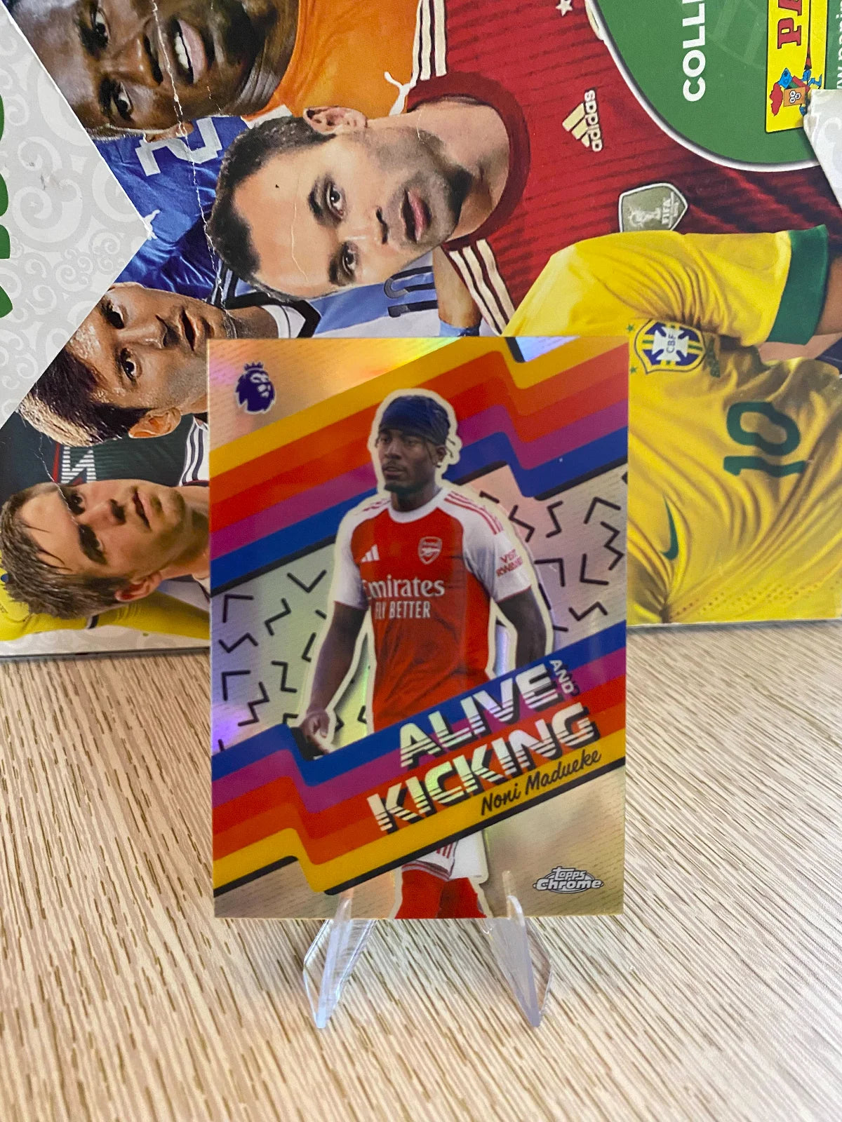 2025-26 Topps Chrome Premier League - Alive and Kicking #AK-5 Noni Madueke
