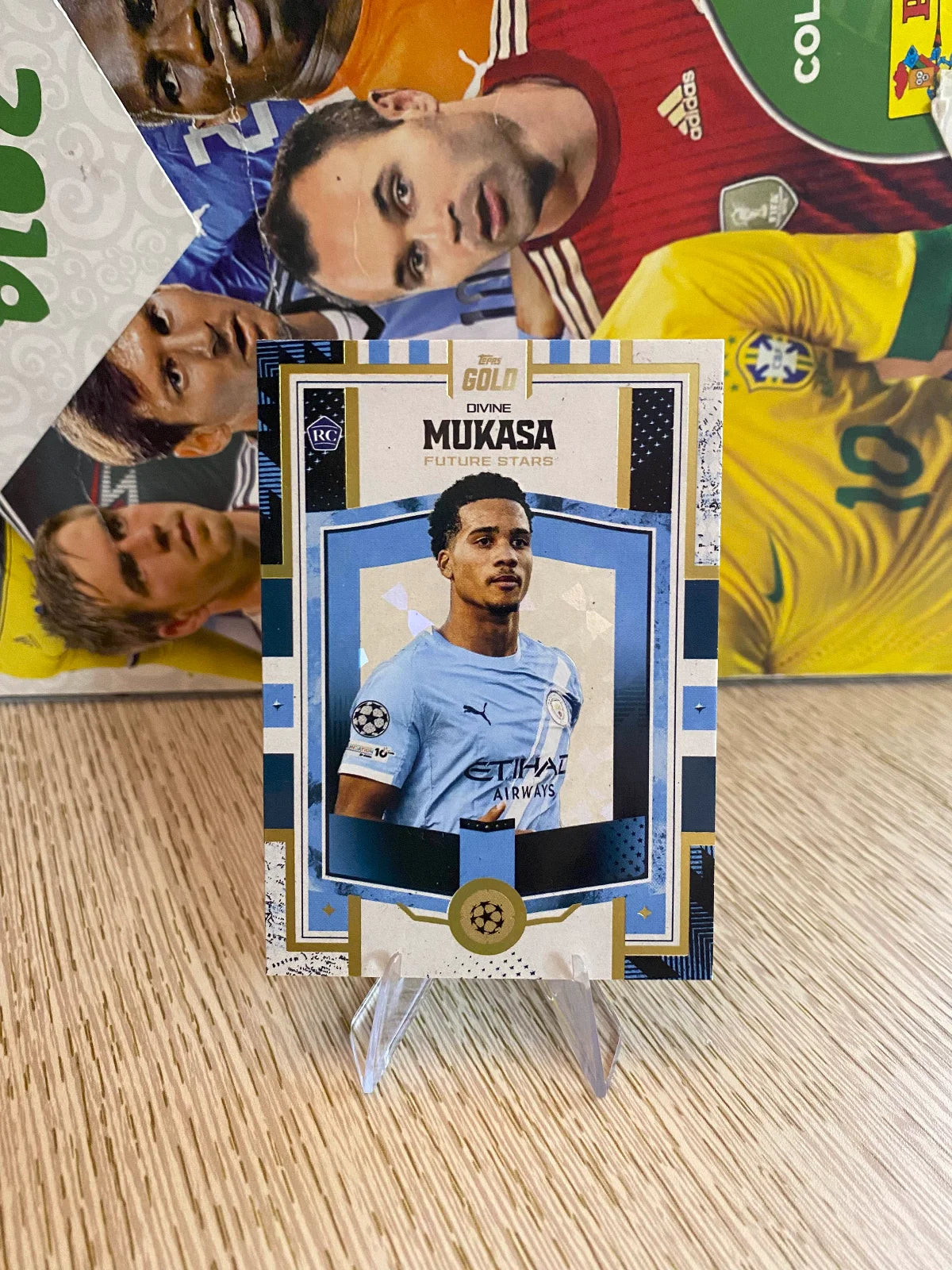 2025-26 Topps Gold UEFA Club Competitions - #NNO Divine Mukasa RC Future Stars