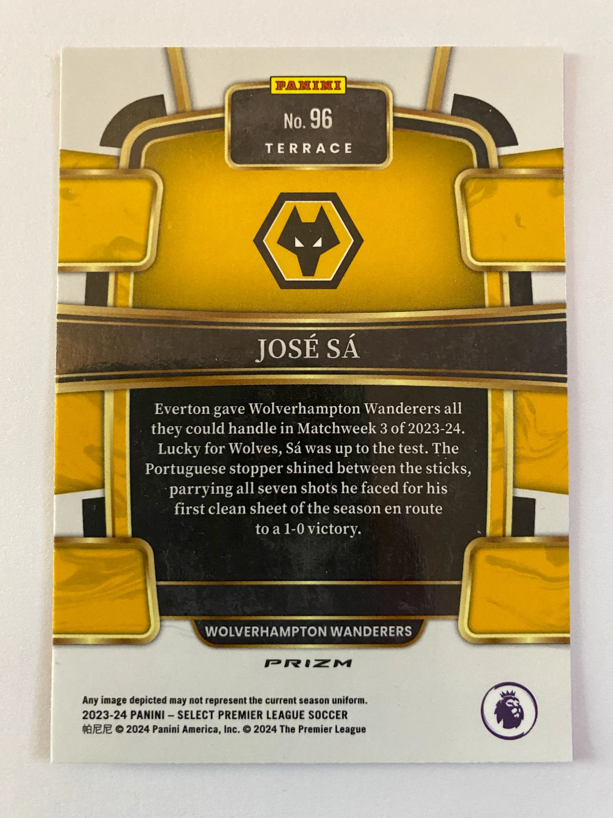 2023-24 Panini Select Premier League - Pink Ice #96 Jose Sa