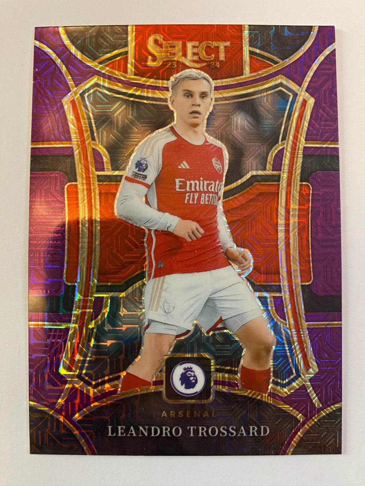 2023-24 Panini Select Premier League - Purple Mojo #109 Leandro Trossard