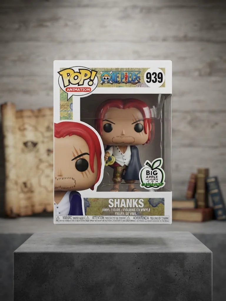Funko Pop! Animation: One Piece – Shanks (#939) Big Apple Collectibles Exclusive
