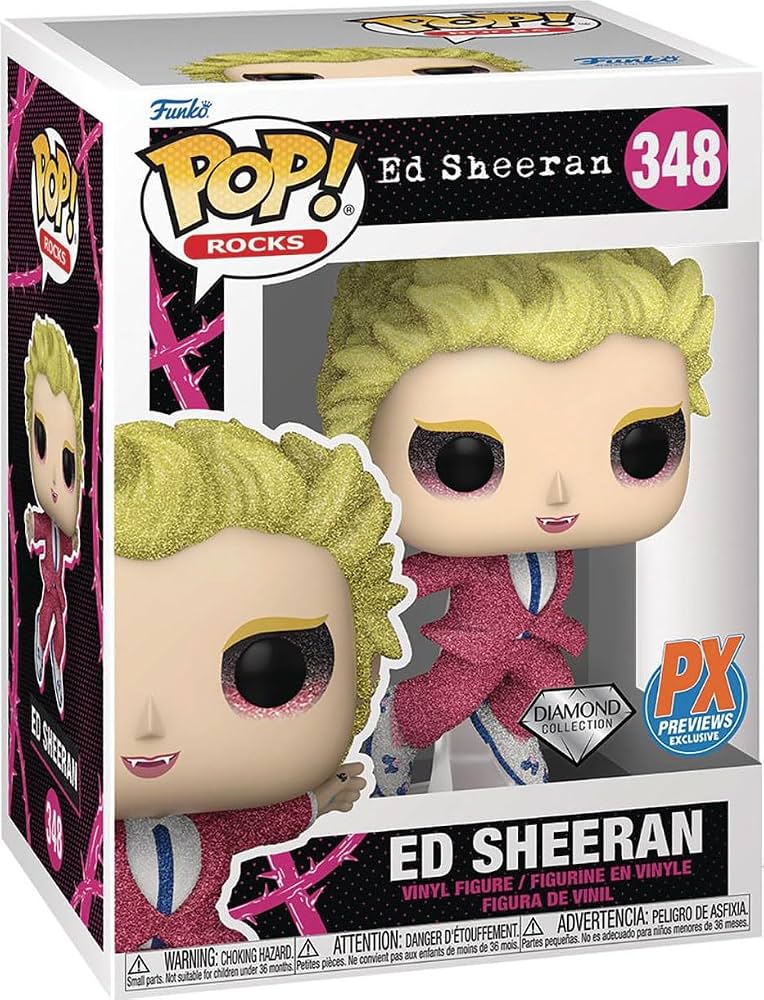 Funko pop Ed Sheeran #348 Diamond Collection PX Previews Exclusive