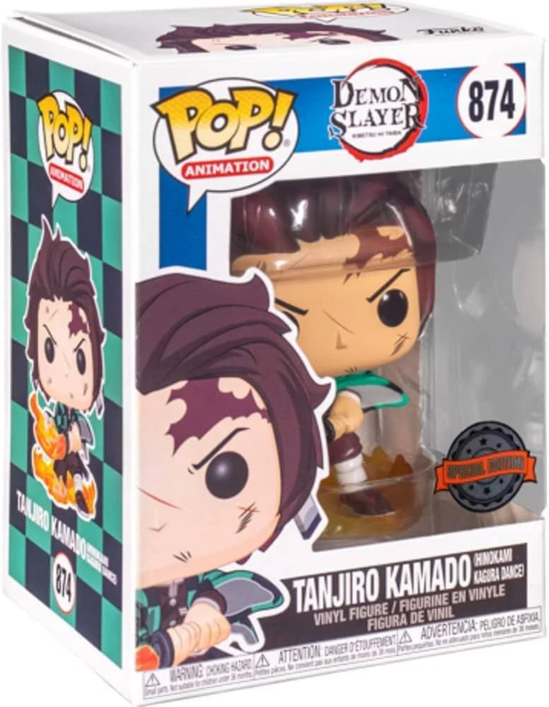 Funko Pop! Animation: Demon Slayer - Tanjiro Kamado (Hinokami Kagura Dance) #874 Special Edition