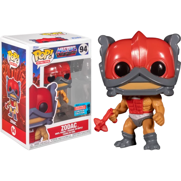 Funko Pop! Retro Toys: Masters of the Universe - Zodac (#94) vinyl figure, released as a 2021 Fall Convention / NYCC