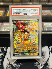 Dragonball Masters Son Goku SCR - English / PSA 10