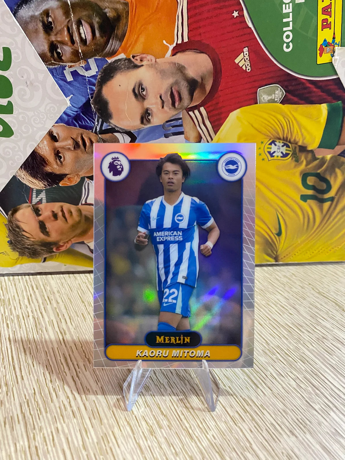 2026 Merlin Premier League - Refractor #43 Kaoru Mitoma