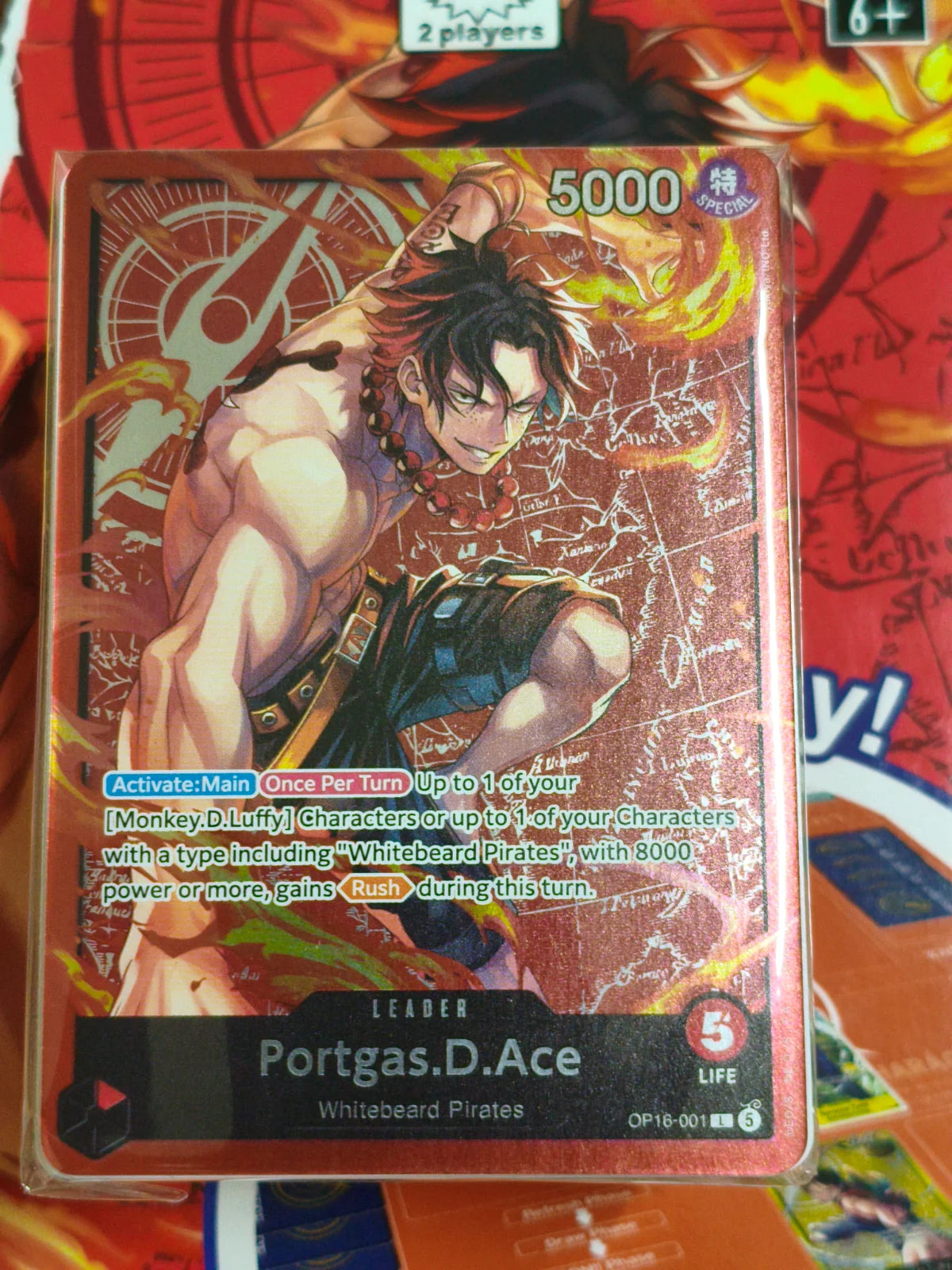 (Ace Deck) Portgas.D.Ace  From (Set Sail Deck Set)