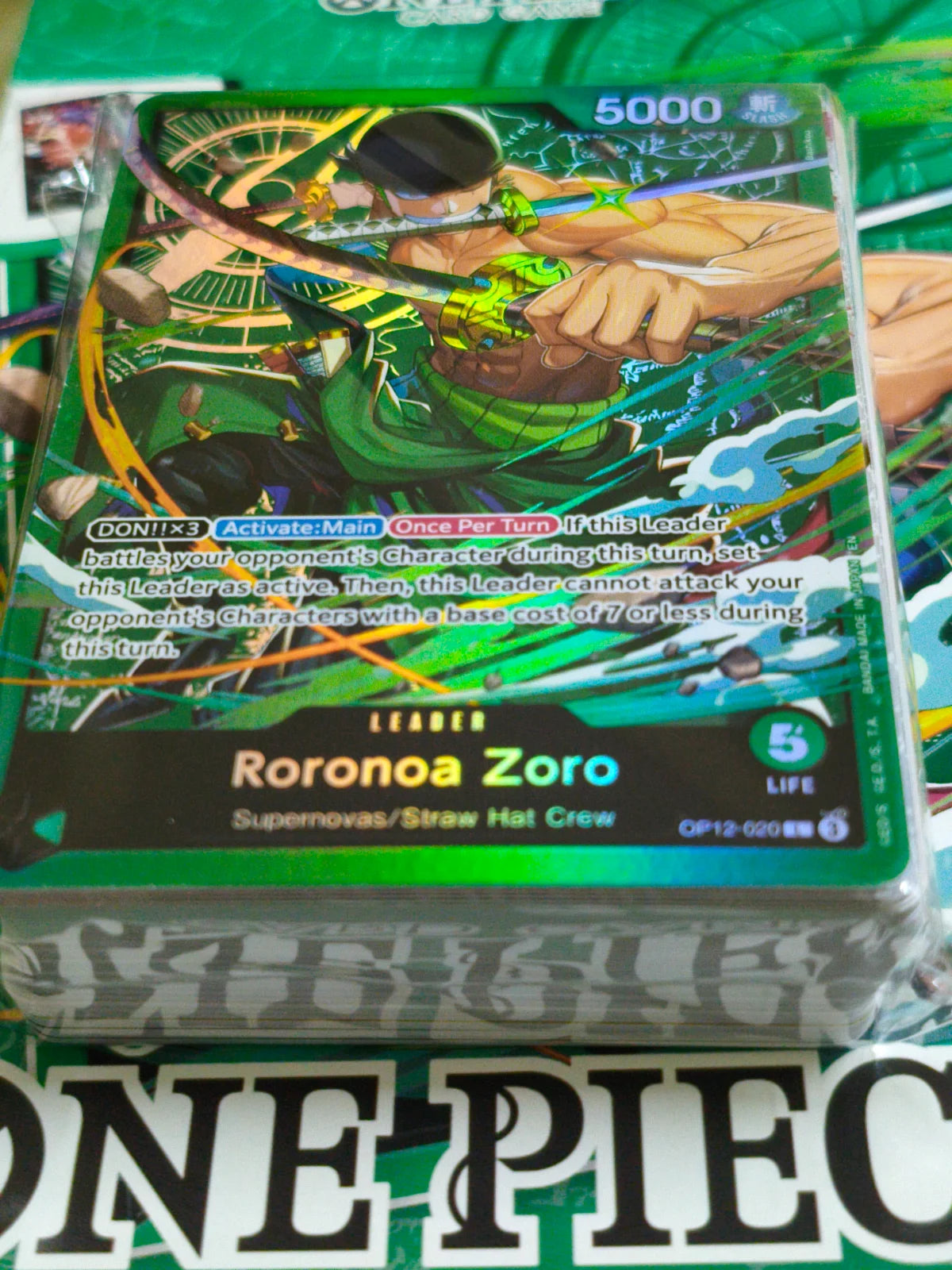 NO OP16 PACK Starter Deck 32: GREEN Roronoa Zoro
